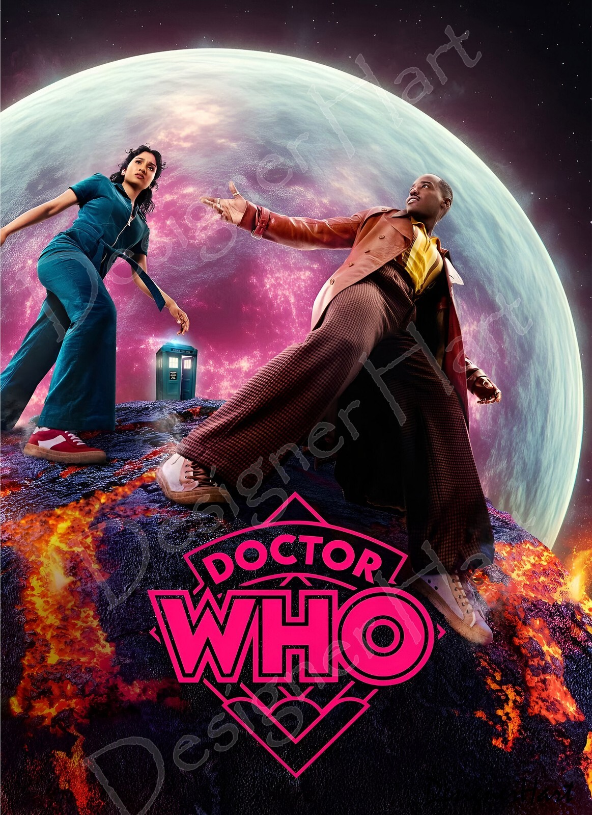 Doctor Who Poster, Ncuti Gatwa Season 2. New Series.