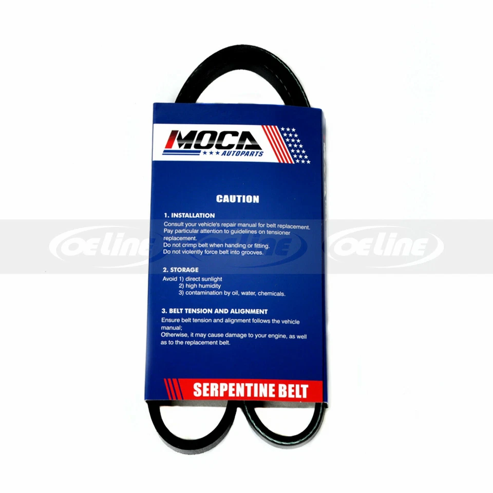 Juego de correas de transmisión alternador AC EPDM para Hyundai Elantra 2007-2012 2,0 L 2 piezas Foto 2 de 4