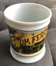 Vintage The Corner Store Franklin Porcelain Mug Collection D.M. Ferry & Co Seeds