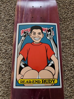 Cease & Desist Skateboard Deck Rudy Johnson Rear End Rudy LIMITED