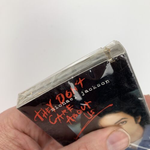 Michael Jackson They Don't Care About Us (Cassette) Single Sealed w/ Cutout - Picture 3 of 4