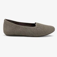 Skechers Cleo 2.0 Join Me Taupe Womens Flat Slip-On