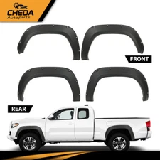 New 4Pcs Fit For 2016-2022 Toyota Tacoma Pocket Rivet Black Wheel Fender Flares