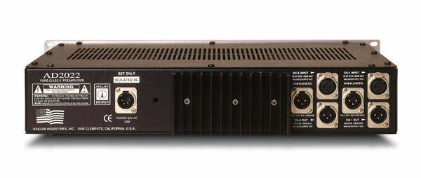 AVALON AD2022 ステレオマイクプリアンプ Avalon Ad2022 Dual Mono Mic Preamp | eBay