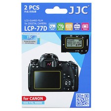 JJC LCP-77D polycarbonate LCD Film Screen Protector For Canon 77D 9000D