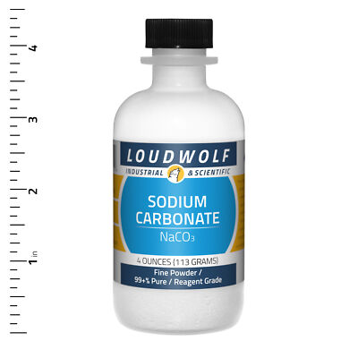 Sodium Carbonate 4 Oz Reagent Grade Fine Powder USA SELLER