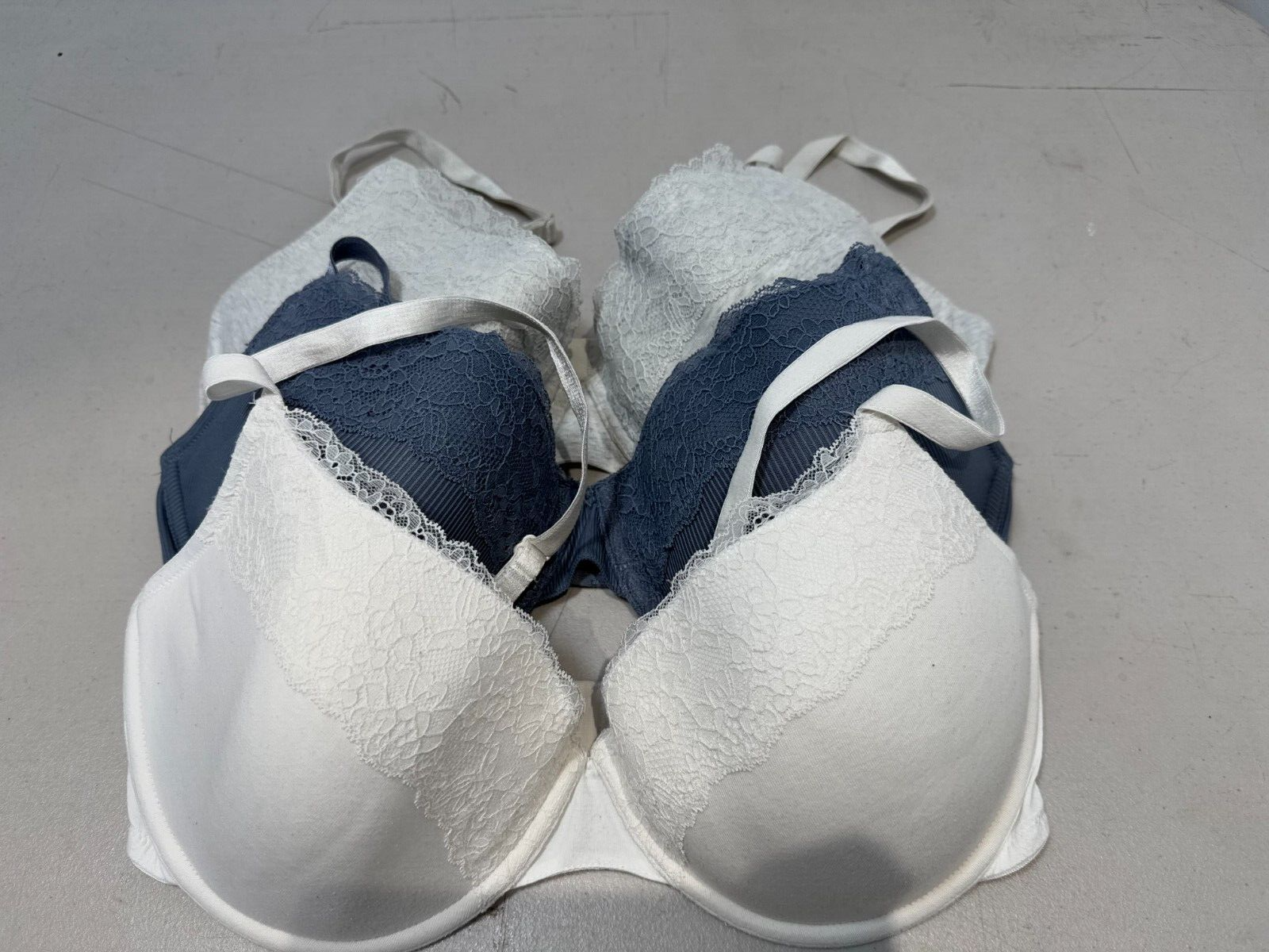 3-Pack F&F Underwired Padded Full Cup Lace Bras 38DD Bundle