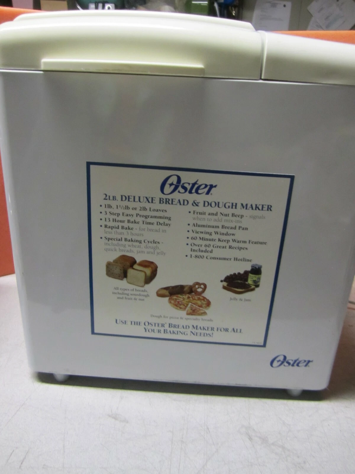 Oster Automatic Bread Maker Model: 5843 for 2 lbs Bread or Dough
