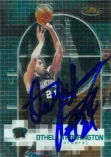 Othella Harrington autographed Basketball Card (Grizzlies) 2000 Topps Finest #75