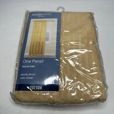 Mainstays Home Delicate Gold Tuscon One Panel 40" W  x 84" L  Brand New