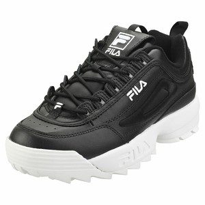 fila black trainers womens