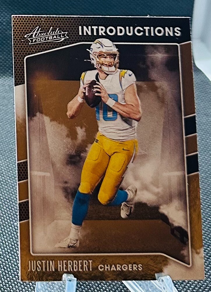 2020 Panini Absolute Retail Introductions Justin Herbert Los Angeles Chargers Rc