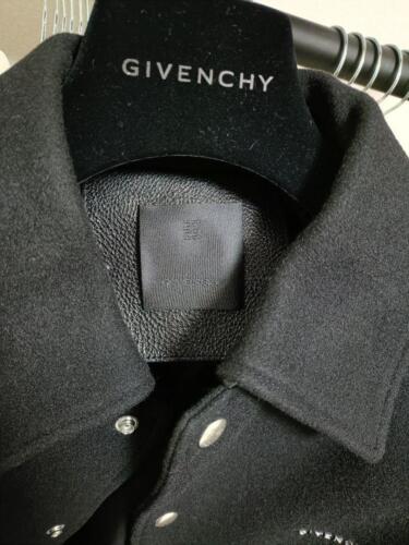 GIVENCHY Leder Wolljacke Schwarz Top Zustand - Bild 5 von 9