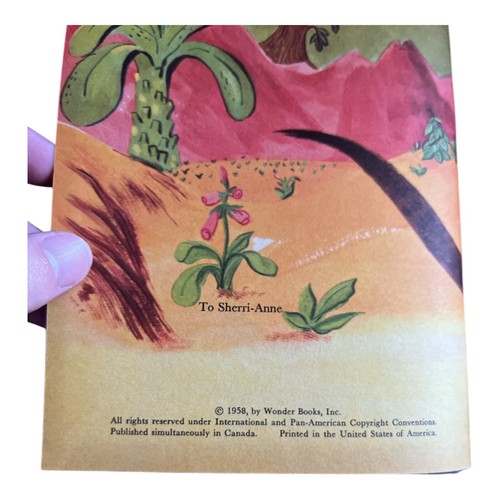 "COUNT THE BABY ANIMALS" - #702 - 1958 Wonder Book HC - Picture 3 of 3