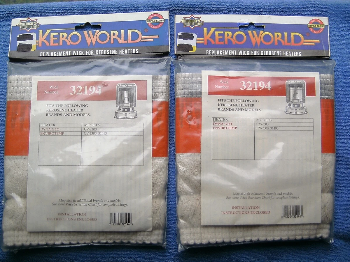 2 Pack* Dyna Glo CV2300 KeroHeat CV2300 Envirotemp CV2300 Kerosene Heater  Wicks | eBay