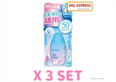 ROHTO MENTHOLATUM SUNPLAY CLEAR WATER TONE UP SUNSCREEN SPF50+ PA++++ 30g X 3