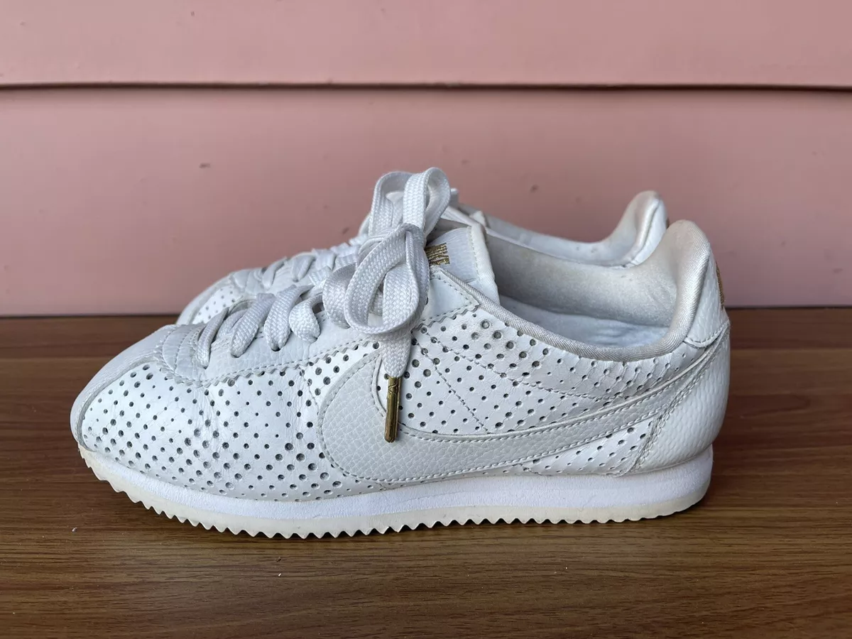 EUC Nike Cortez Classic SE Premium AA1436-100 Women US 7.5 Summit White E3 | eBay