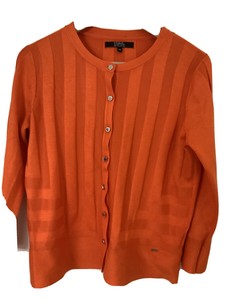 ladies orange cardigan uk