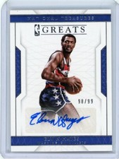 2016-17 Panini National Treasures Basketball Greats Auto #3 Elvin Hayes #98/99