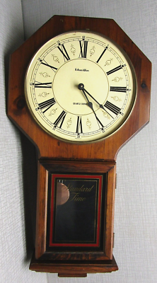 Ethan Allen 八角形掛時計 HANGING OCTAGON ETHAN ALLEN QUARTZ CHIME PENDULUM WALL CLOCK