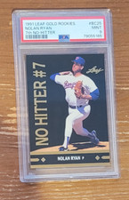 1991 Leaf Gold Rookies #BC25 Nolan Ryan 7th No Hitter PSA 9 (B)
