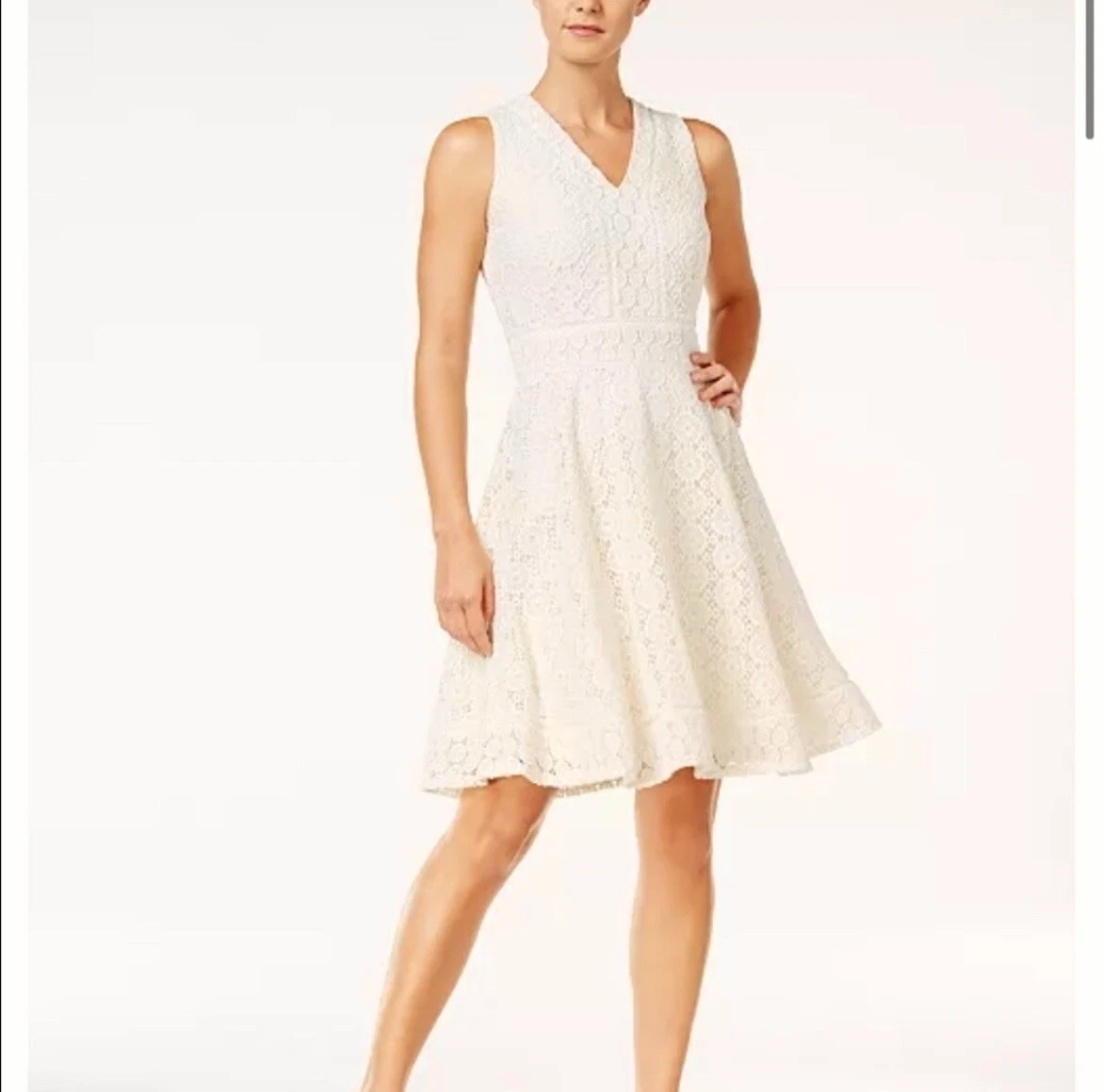 Fit and flare club dress clearance