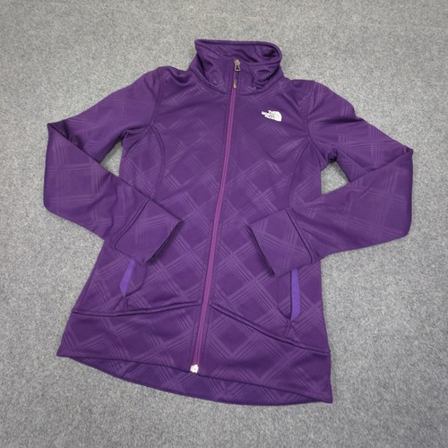 North Face Jacket womens SMALL purple Activewear Lightweight Full Zip Size S - Picture 6 of 11