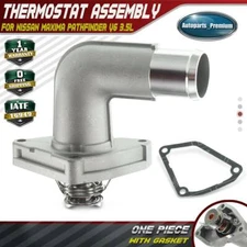 Engine Coolant Thermostat Housing Assembly for Nissan Maxima Pathfinder V6 3.5L
