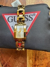 NUEVO Auténtico Reloj Pulsera GUESS W80053L1 Tono Dorado Acero Inoxidable NUEVO CON ETIQUETA