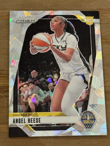 2024 Panini Prizm WNBA Ice Prizm Angel Reese #10 Rookie RC