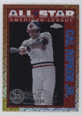 2025 Topps Series 2 Blue Refractor 105/150 Cal Ripken Jr #90ASC-39 HOF d4v