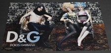 2005 Print Ad Sexy Fashion Long Legs Lady Blonde Dolce Gabbana Dress Pantyhose L