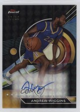 2023 Topps Finest Black Geometric Refractor 17/25 Andrew Wiggins #FA-AW Auto 0g4