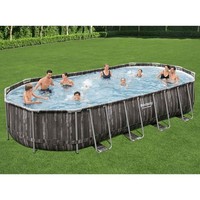 Swimmingpool Set Pool Aufstellpool Schwimmbecken Schwimmbad Poolset Oval Bestway
