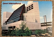Omni International Complex Atlanta Georgia Vintage Chrome Postcard