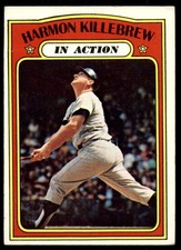 1972 Topps #52 Harmon Killebrew Excellent+ Twins IA           ID:216396