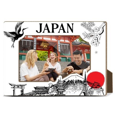 Japan Theme Wooden Picture Frames Travel Vacation Photo Frames Anniversary Ho...
