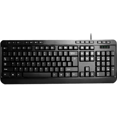 Adesso Easy Touch 132 AKB-132PB Multimedia Keyboard PS/2 Spill-Resistant New