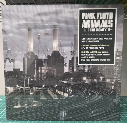 Pink Floyd - Animals (2018 Remix) Deluxe Limited LP/CD/BR/DVD - Brand New - RARE