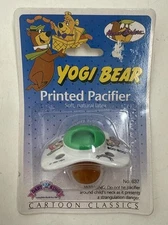 Vintage Baby King Yogi Bear Printed Baby Pacifier 1994