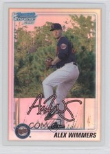 2010 Bowman Draft Chrome Draft Picks Refractor Alex Wimmers #BDPP88 a6z
