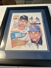 Hoyt Wilhelm & Wilbur Wood Signed Chicago White Sox Framed Photo w/ COA