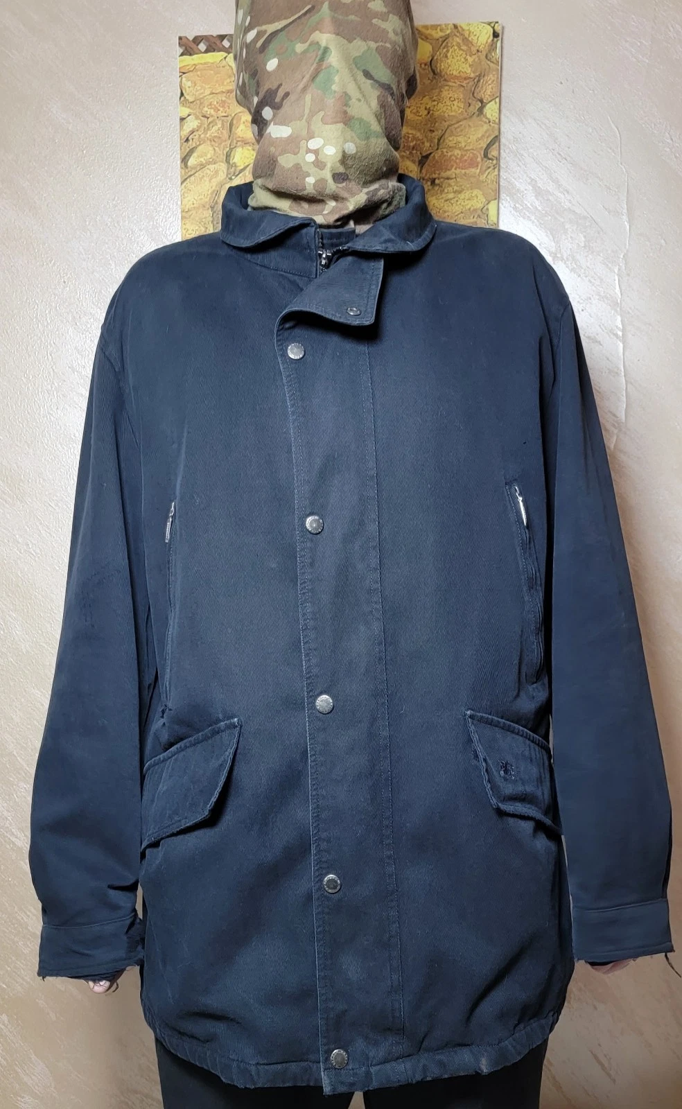 Burberry London Packable Hood Nova Check Liner Chore Coat Jacket XL-52.