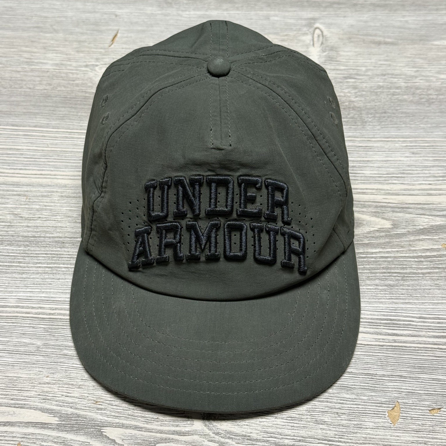 Under Armour Flatfit Performance Hat Men's Adjustable Green 