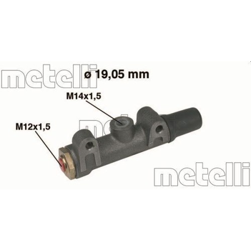 Hauptbremszylinder Metelli 05-0002 FüR Fiat OM Seat Zastava-image