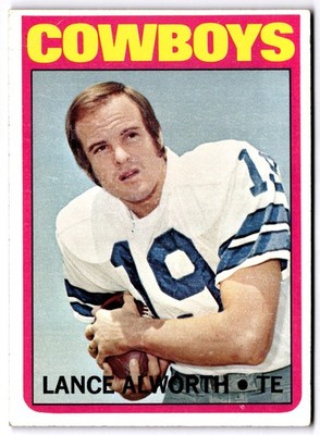 1972 Topps #248 Lance Alworth A * Low Grade * High Res Scan *