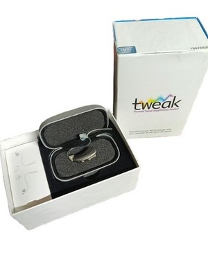 Tweak Focus+T OTC Hearing Aid Gray Single Ear Sound Amplifier w/ Modes Kit