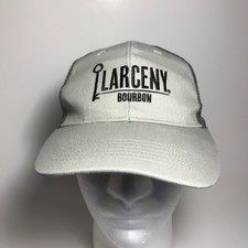 Larceny Bourbon Trucker Hat Baseball Cap One Size Gray Adjustable Snapback