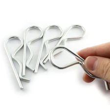 LQ Industrial 5 PCS R Clips Spring Retaining Wire Hair Pins Lynch Cotter M4x85
