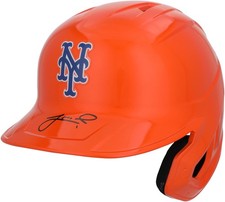 Jeff McNeil New York Autographed Alternate Chrome Replica Batting Helmet